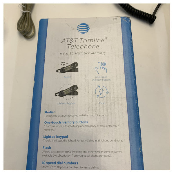 Телефонна слушалка Trimline TL-210 - 19-0683 