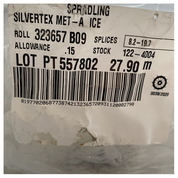 Розкидна оббивка Silvertex Met-A ICE 28 метрів