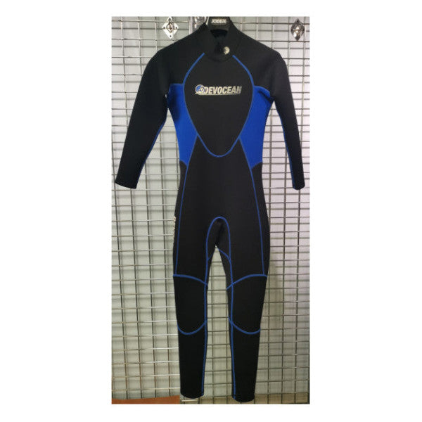 Devocean 2.5 mm Hombres de neopreno Suit Wetsugu de tamaño azul M - 463012003 -M