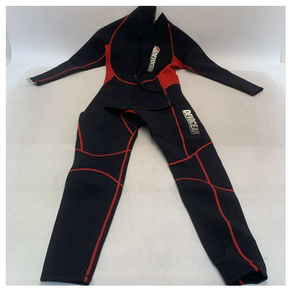 Devocean 2.5 mm neopreen RED wetsuit long XS - 463012004-XS