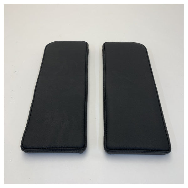 Norsap NS1500 Svart läder pilotstol armstöd kuddar 