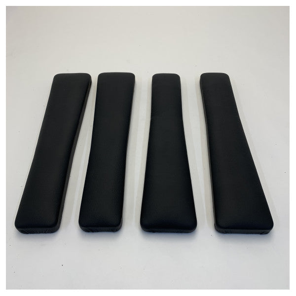 Norsap NS1500 Svart läder pilotstol armstöd kuddar 