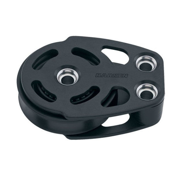 Harken ESP 75 mm Aluminium Black Coated Footblock - 6092NP