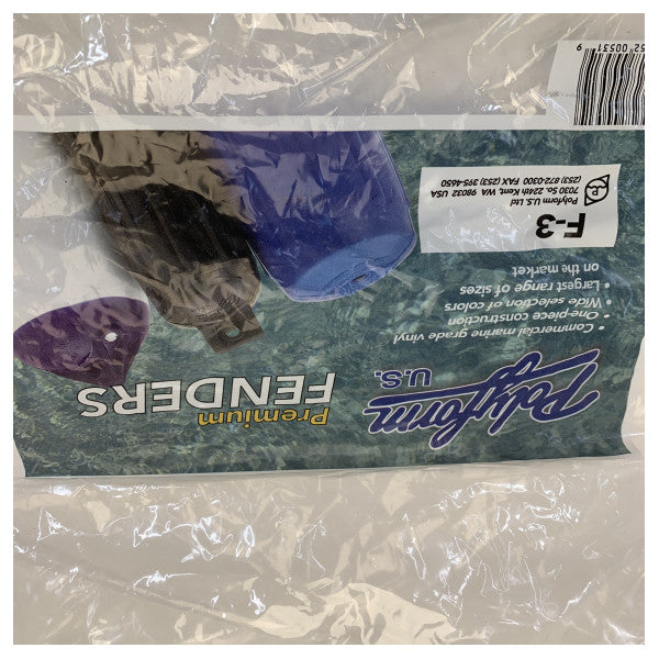 Polyform F3 aufblasbarer Fender Weiß 745 x 220 mm - 3351211 