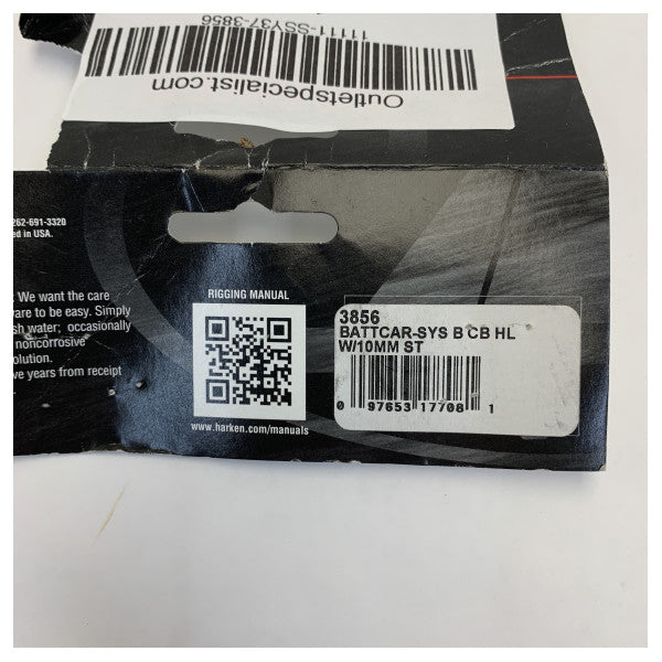 Harken 27 mm CB Battcar με 10 mm Stud - 3856 