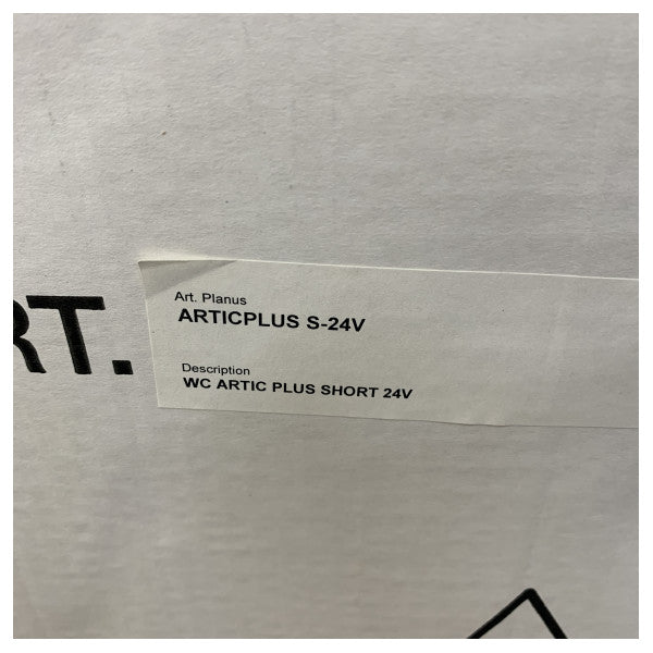 Planus Artic Plus Short Marine Elektrisk Toalett 24V Kort 