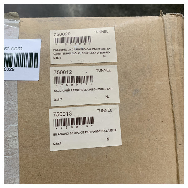 Exit Calipso Carbon Foldable Gangway 2.16M Black - 750029