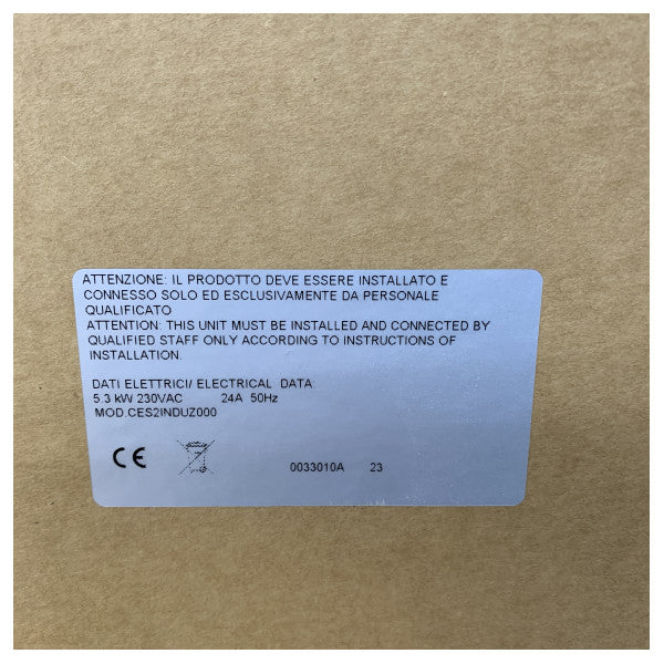 Techimpex Horizon 2F Stainless Steel Induction Cardanic Stove 230V - CES2INDUZ000