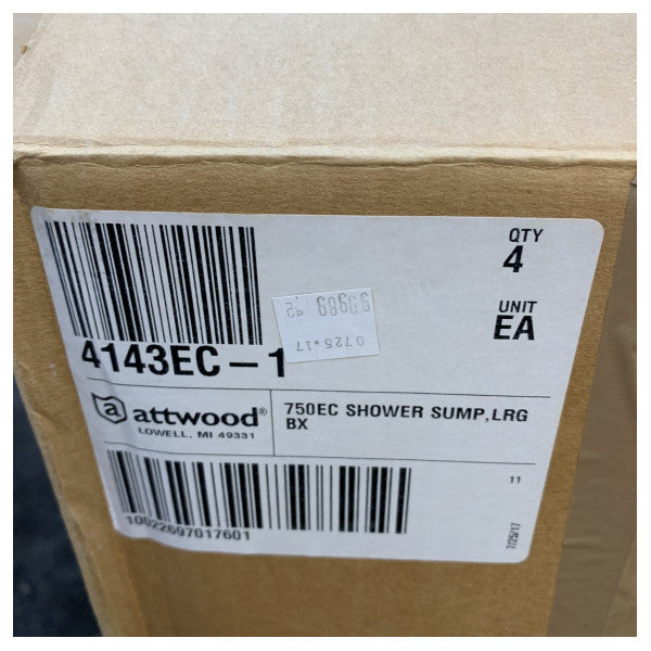 Sistema de Bomba de Chuveiro de Água Cinza Attwood 12V 56L/min - 750EC 