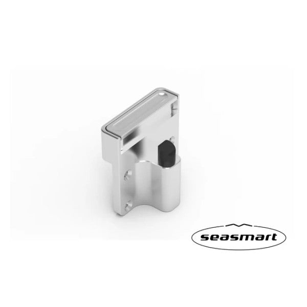 SeaSmart LC1 Push to Open Cabinet Latch Silver Aluminium 