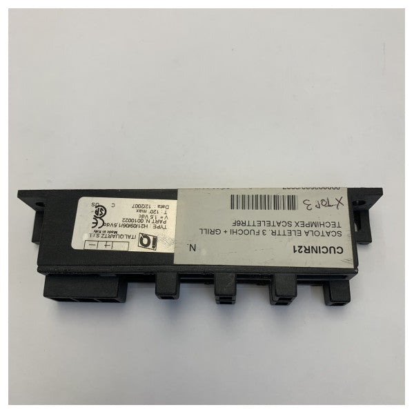 テクインペックス 3バーナーストーブとグリルコントローラーボックス - SCATELETTR6F 