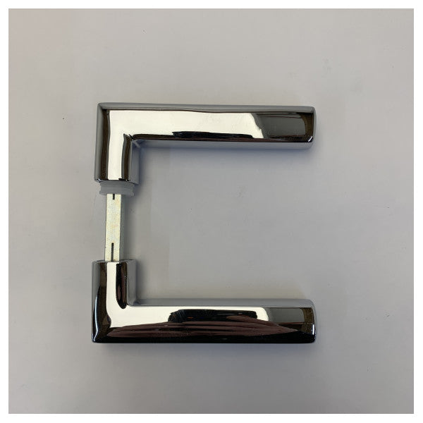 Foresti Suardi Brass Chrome Door Handle Kit Square Design - 480A.C 