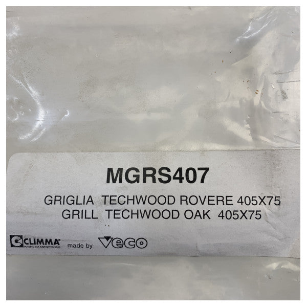 Veco MGRS407 Повітряна решітка Techwood Oak 405 x 75мм 