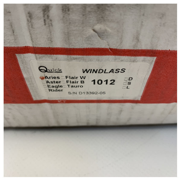 لوفرانس آريز بروجكت 1000 ونش مرساة كهربائي 1000 واط 24 فولت للاستخدام البحري لحبال المرساة 10 مم - 472864