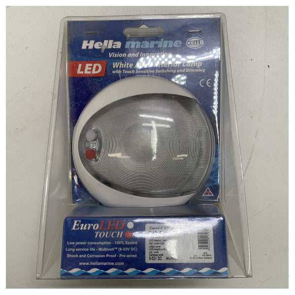 Hella Marine RED touch downlight spot 12/24V white - 2JA 959 950-121