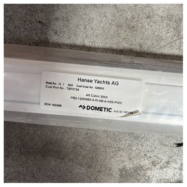 Dometic OceanAir PB2 1205 x 665 mm weiße Jalousien - TBF0729 