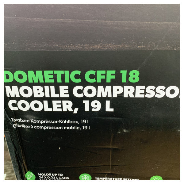 Dometic صندوق تبريد مكثف CFF-18 سعة 19 لتر 12/24/230 فولت رمادي - 9620001948 
