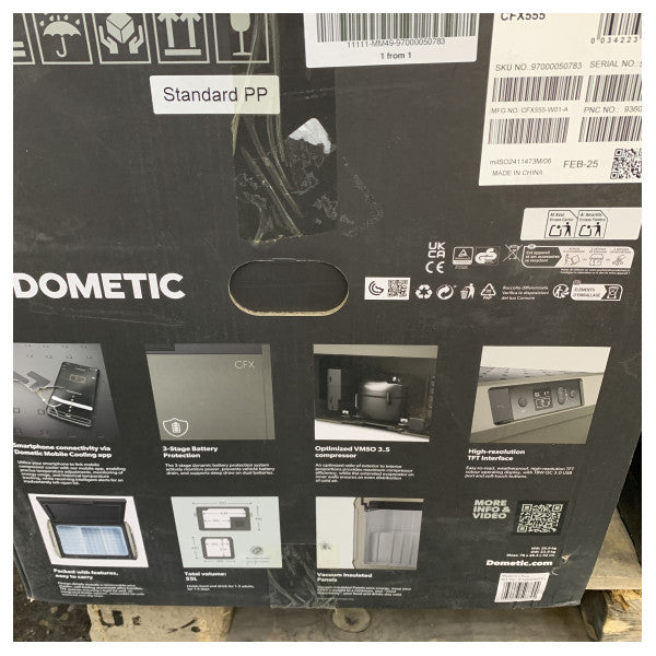 Dometic CFX5 Kompressor Køleboks 55L Sort 12/24/230V - 97000050783 