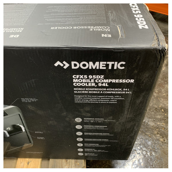 Dometic CFX5 Kompressor Køleskabsboks 95L Dualzone Sort - 97000050764 
