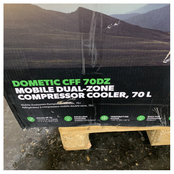Dometic CFF-70 İkili Bölge Kompresör Soğutmalı Kutu 70L 12/24/230V Gri - 9600028329 