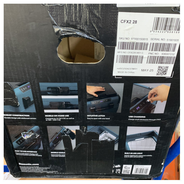 Dometic CFX2 Kompressor Køleboks 28L 12/24/230V Ocean - 97000150815 