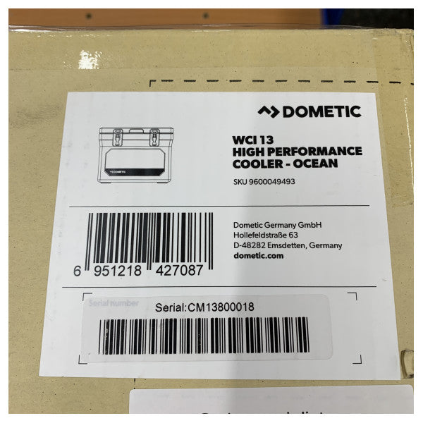 Dometic WCI 13 Passive Refrigeration Box Grey 13L - 9600049493
