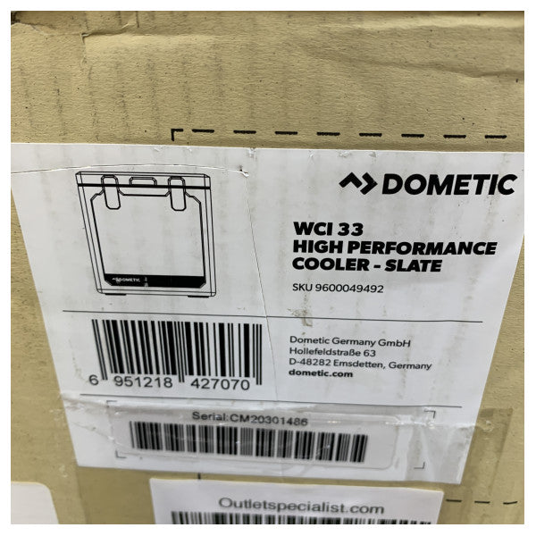 Dometic WCI 33 Passive Cooling Box 33L Slate - 9600049492
