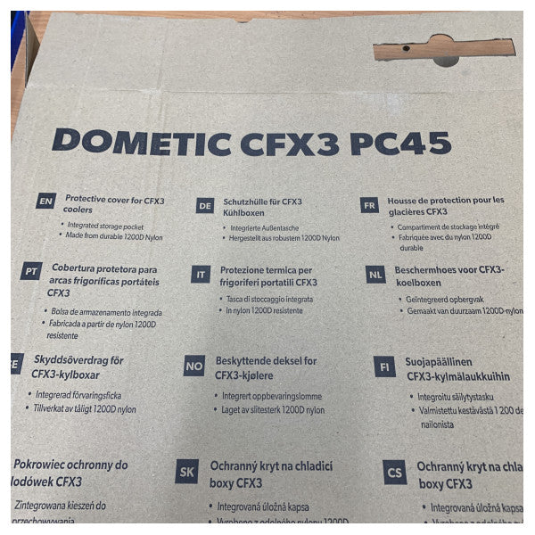 Dometic Copertura di protezione per la scatola di raffreddamento CFX5 e CFX3 PC45 - 9620012805 