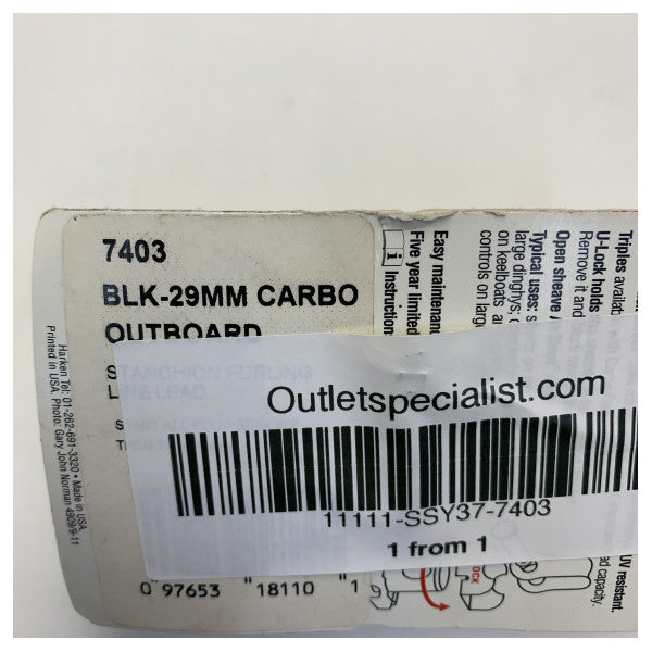 Harken 7403 29mm Outboard Stanchion Mount Block