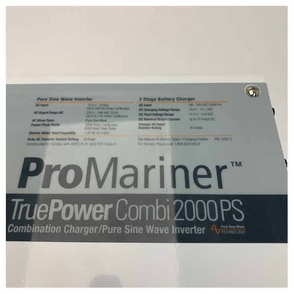 Inversor / Carregador Promariner TruePower Combi 2000PS 2000W - 70A - 12V 