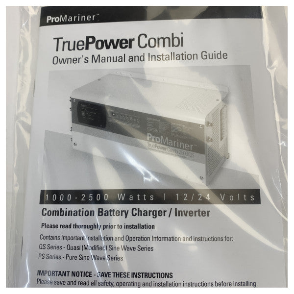 Inversor / Carregador Promariner TruePower Combi 2000PS 2000W - 70A - 12V 