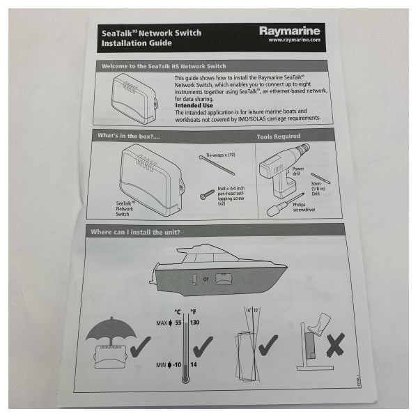 Raymarine E55058 Δίκτυο Switch Hub SeaTalk HS 