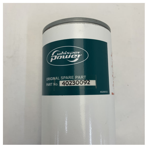 Whisper Power 40230092 Brændstoffilter - Vandseparator Element 