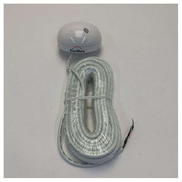 Antena GPS Inteligente EverMore SA-320 5Hz Branca 