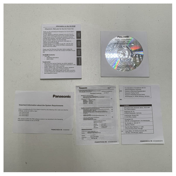 Panasonic KX-TCA175CE DECT Phone for Maritime Use - Robust Wireless Communication 