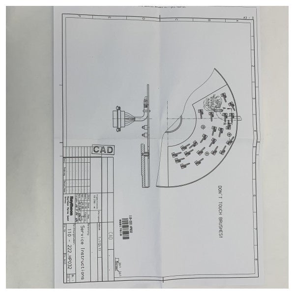 Скользящий контакт Raytheon Anschutz 110-222.X20 з щітковим вузлом 