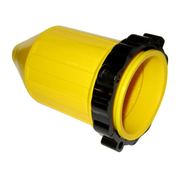 Marinco 50C κάλυμμα 50A Ανθεκτικό κίτρινο προστατευτικό κάλυμμα για θαλάσσιες συνδέσεις - ανθεκτικό στο νερό και τη σκόνη