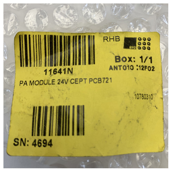 Wzmacniacz mocy Sailor Skanti PCB 10780310 250W - 24V 