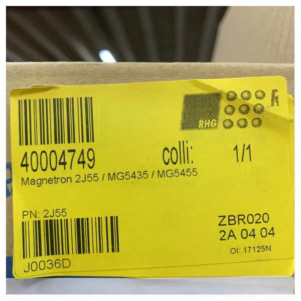 JRC 2J55 X-Band Radar Magnetron for MG5435 and MG5455