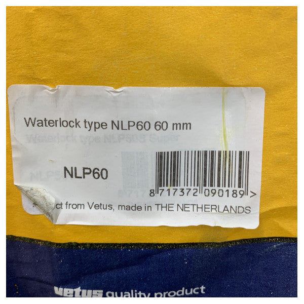 Vetus NLP60 Waterlock / Avgassilencer 60 mm Grå 