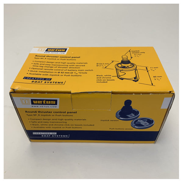 Vetus BPSR-kontrollpanel for baugthruster 12/24V 