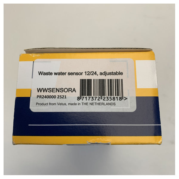 VETUS SENSORA Ultraljudsnivåsensor Analog gränssnitt 12/24V 