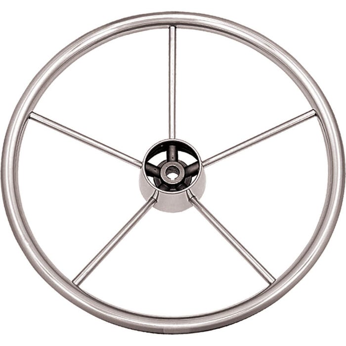 Volante per barca 390 mm a 5 razze in acciaio inox 322141