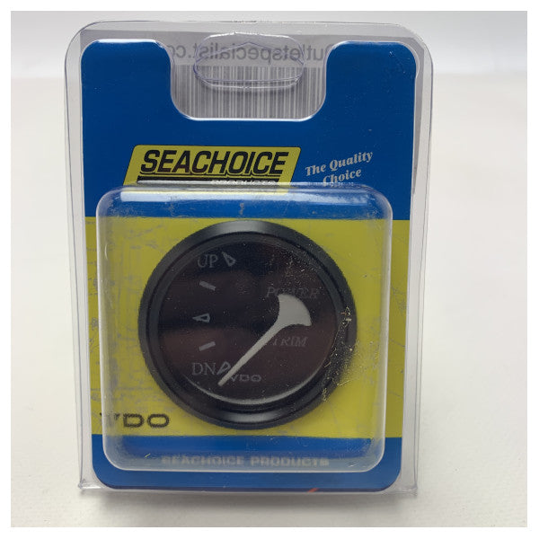 Seachoice VDO engine trim indicator display black - 15601