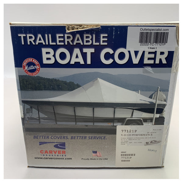 Carver inboard engine | speedboat universal boat cover - 77121P