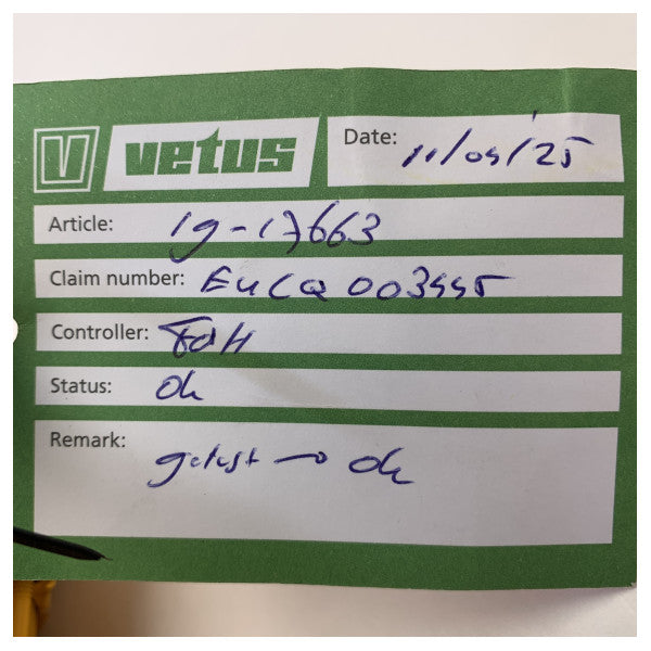 Vetus 19-17663 85 Amp 12V морски алтернатор за двигатели M2/M3 