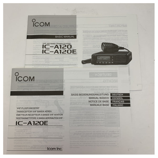 Icom IC-A120E VHF повітряний бенд трансивер - Морська повітряна радіостанція 