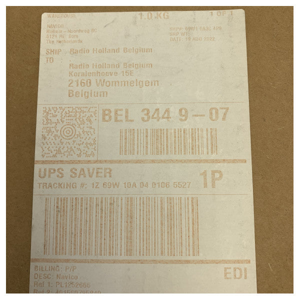 B&G 000-13714-001 608 Transducteur de vent de tête de mât NMEA 