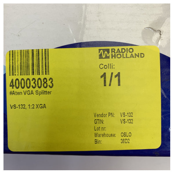 Aten VS-132 Videojakaja - 2-porttinen VGA-jakaja virtalähteellä 