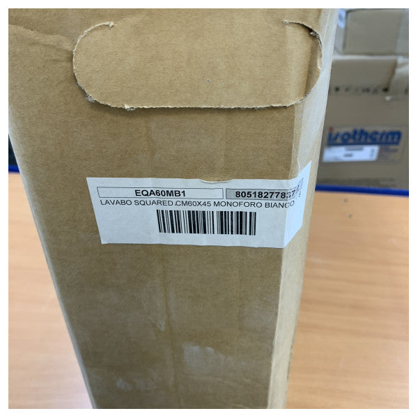 Умивальник Azzurra Elegance Square 60x45 см без переливу - EQA60MB1 